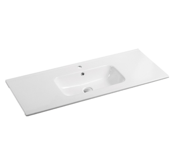 Harold Matt White PVC Free Standing Vanity