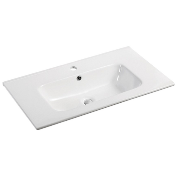 Harold Matt White PVC Free Standing Vanity