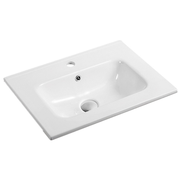 Harold Matt White PVC Free Standing Vanity