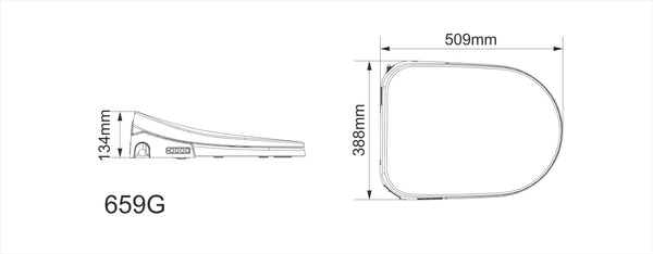 Orta Tornado Rimless Toilet Suite with Roccia Smart Toilet Seat