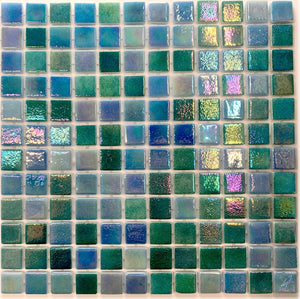 Leyla Bryon Bay Pearl Glass Pool Mosaic Tile 325x515mm
