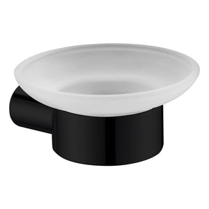 Round Soap Dish Matt Black