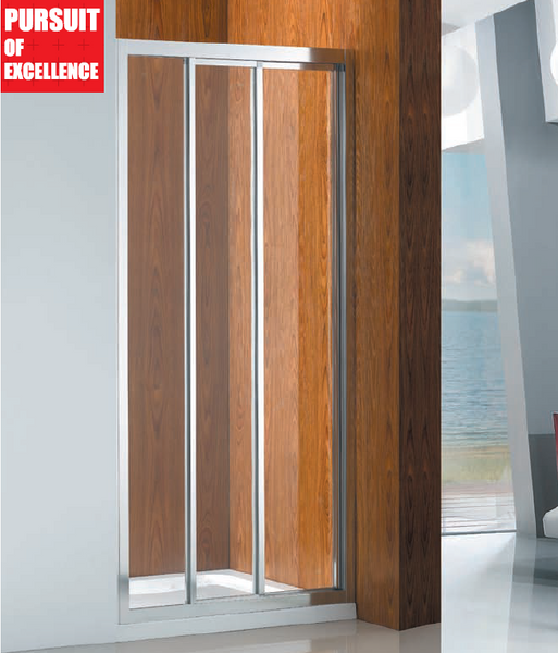 Wall to Wall 3 Panels Sliding Door Shower Screen 880-1020mm