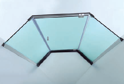 Diamond Semi Framed Shower Screen