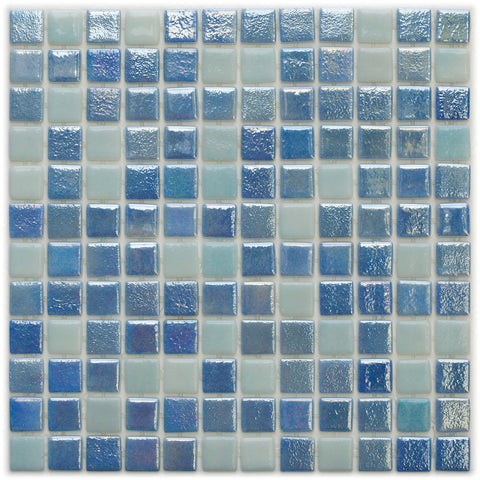 Leyla Sydney Mix Pearl Glass Pool Mosaic Tile 325x515mm