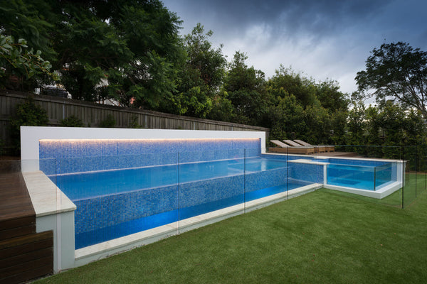 Leyla Bora Bora Matt Glass Pool Mosaic Tile 325x515mm